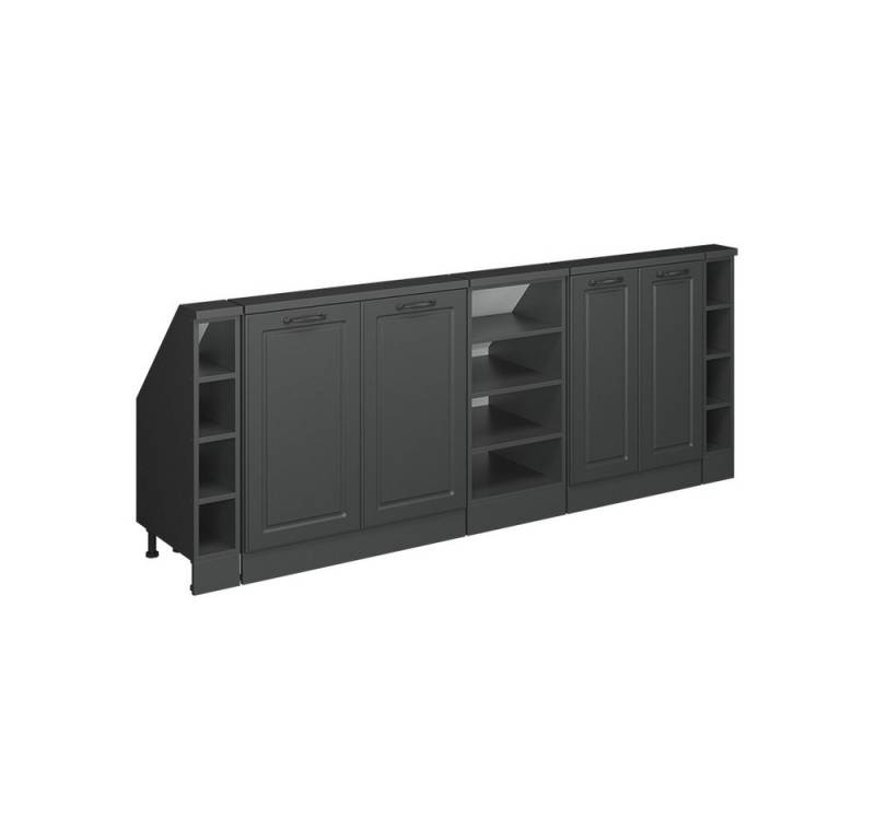 Vicco Kommode Rion, Anthrazit/Anthrazit Landhaus, 5er Set von Vicco