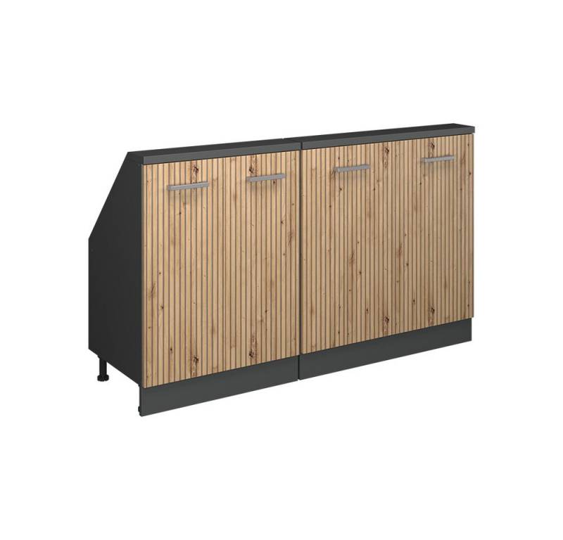 Vicco Kommode Rion, Artisan Eiche/Anthrazit/Anthrazit, 2er Set von Vicco
