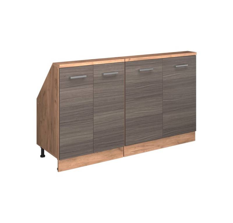 Vicco Kommode Rion, Edelgrau/Goldkraft Eiche/Goldkraft Eiche, 2er Set Vicco Kommode Rion, Edelgrau/Goldkraft Eiche/Goldkraft Eiche, 2er Set von Vicco