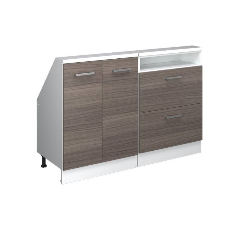 Vicco Kommode Rion, Edelgrau/Weiß/Weiß, 2er Set von Vicco