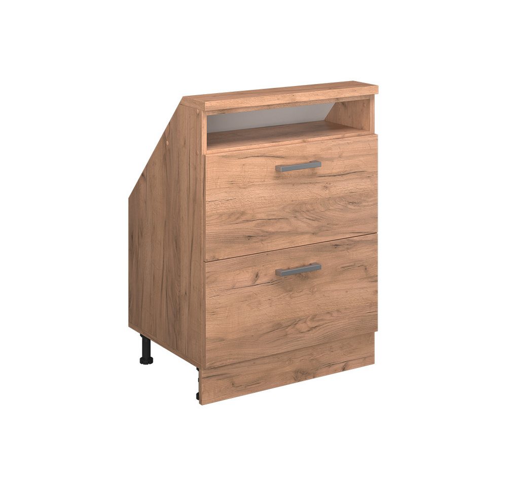 Vicco Kommode Rion, Goldkraft Eiche/Goldkraft Eiche, mit 2 Schubladen von Vicco