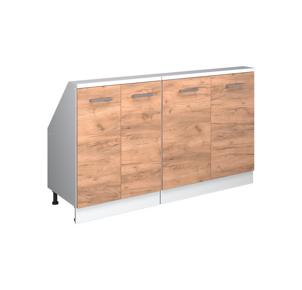 Vicco Kommode Rion, Goldkraft Eiche/Weiß/Weiß, 2er Set Vicco Kommode Rion, Goldkraft Eiche/Weiß/Weiß, 2er Set von Vicco