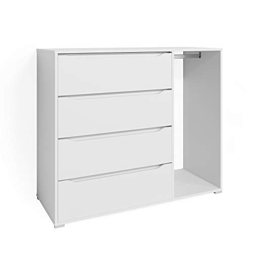 Vicco Kommode Ruben, Kommodenschrank, Weiß, 120 x 101.9 cm Vicco Kommode Ruben, Kommodenschrank, Weiß, 120 x 101.9 cm von Vicco