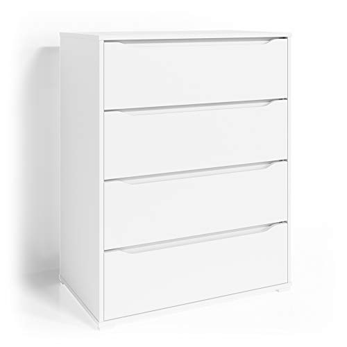Vicco Kommode Ruben, Kommodenschrank, Weiß, 80 x 102 cm von Vicco