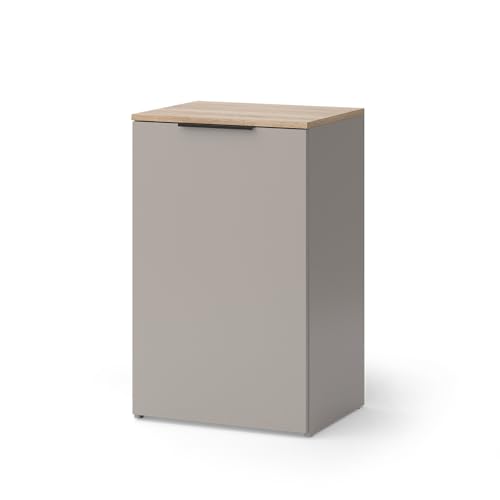 Vicco Kommode Wido, Greige, 50 x 80 cm mit Regal von Vicco