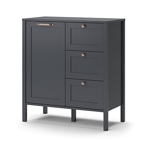 Vicco Sideboard Ewan, Anthrazit, 80.3 x 89.9 cm von Vicco