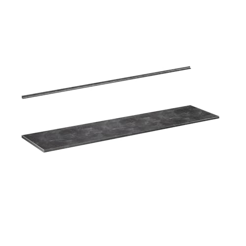 Vicco Küchenarbeitsplatte R-Line, Küchen Arbeitsplatten, Anthrazit, 240 cm von Vicco