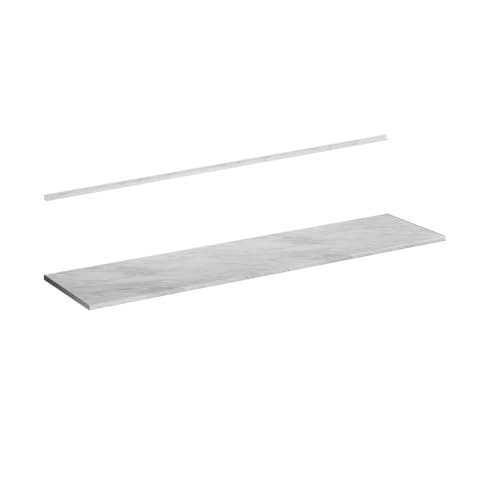 Vicco Küchenarbeitsplatte R-Line Marmor Weiß 240 cm von Vicco