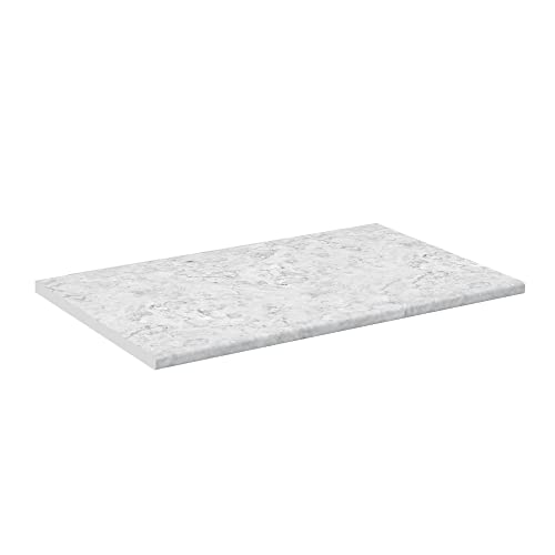 Vicco Küchenarbeitsplatte R-Line, Küchen Arbeitsplatten, Marmor Weiß, 97 cm von Vicco