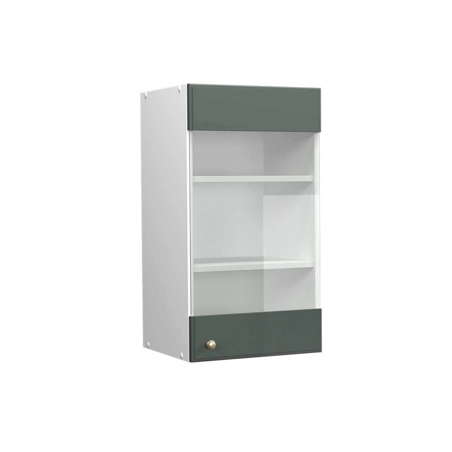 Vicco Küchenglasschrank Fame-Line Glashängeschrank Grün-Gold Landhaus/Weiß 40 cm Vicco Küchenglasschrank Fame-Line Glashängeschrank Grün-Gold Landhaus/Weiß 40 cm von Vicco