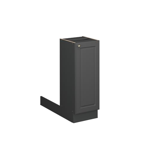 Vicco Kücheninsel Fame-Line, Anthrazit-Gold Landhaus, 30 cm ohne Arbeitsplatte von Vicco