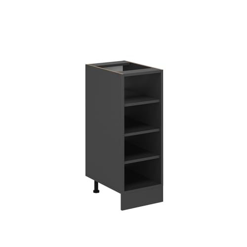 Vicco Küchenregal R-Line, offener Küchenschrank, Anthrazit, 30 cm ohne Arbeitsplatte von Vicco