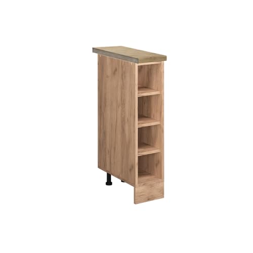 Vicco Küchenregal R-Line, offener Küchenschrank, Goldkraft Eiche, 20 cm, AP Eiche Vicco Küchenregal R-Line, offener Küchenschrank, Goldkraft Eiche, 20 cm, AP Eiche von Vicco