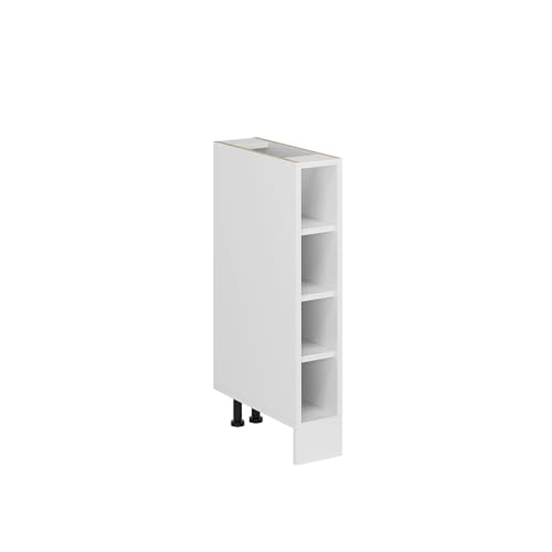 Vicco Küchenregal R-Line, offener Küchenschrank, Weiß, 15 cm ohne Arbeitsplatte von Vicco
