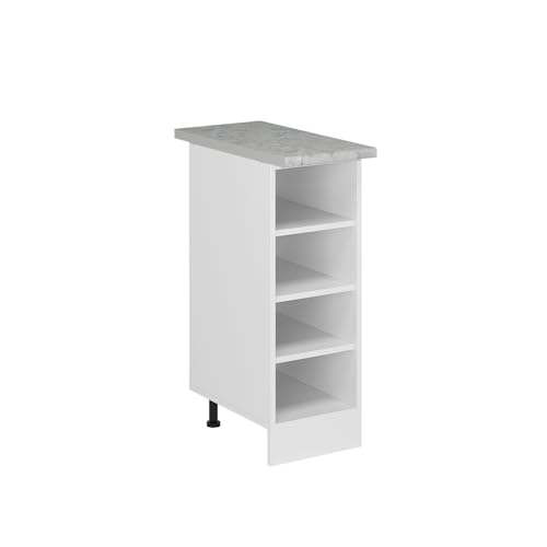 Vicco Küchenregal R-Line, offener Küchenschrank, Weiß, 30 cm, AP Marmor Vicco Küchenregal R-Line, offener Küchenschrank, Weiß, 30 cm, AP Marmor von Vicco