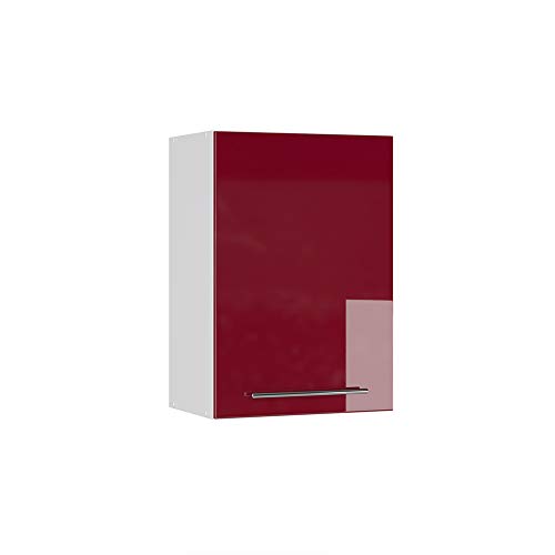 Vicco Hängeschrank Fame-Line, Bordeaux Hochglanz/Weiß, 50 cm von Vicco