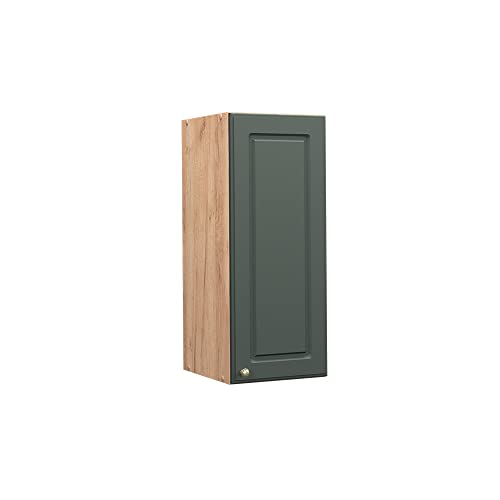 Vicco Hängeschrank Fame-Line, Grün-Gold Landhaus/Goldkraft Eiche, 30 cm von Vicco