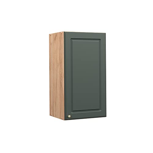 Vicco Hängeschrank Fame-Line, Grün-Gold Landhaus/Goldkraft Eiche, 40 cm von Vicco