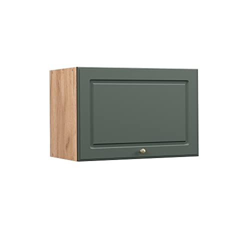 Vicco Hängeschrank Fame-Line, Grün-Gold Landhaus/Goldkraft Eiche, 60 cm Flach von Vicco