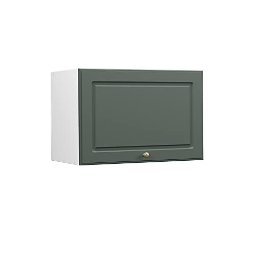 Vicco Hängeschrank Fame-Line, Grün-Gold Landhaus/Weiß, 60 cm Flach von Vicco