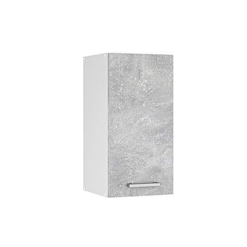 Vicco Hängeschrank R-Line, Beton/Weiß, 40 cm von Vicco