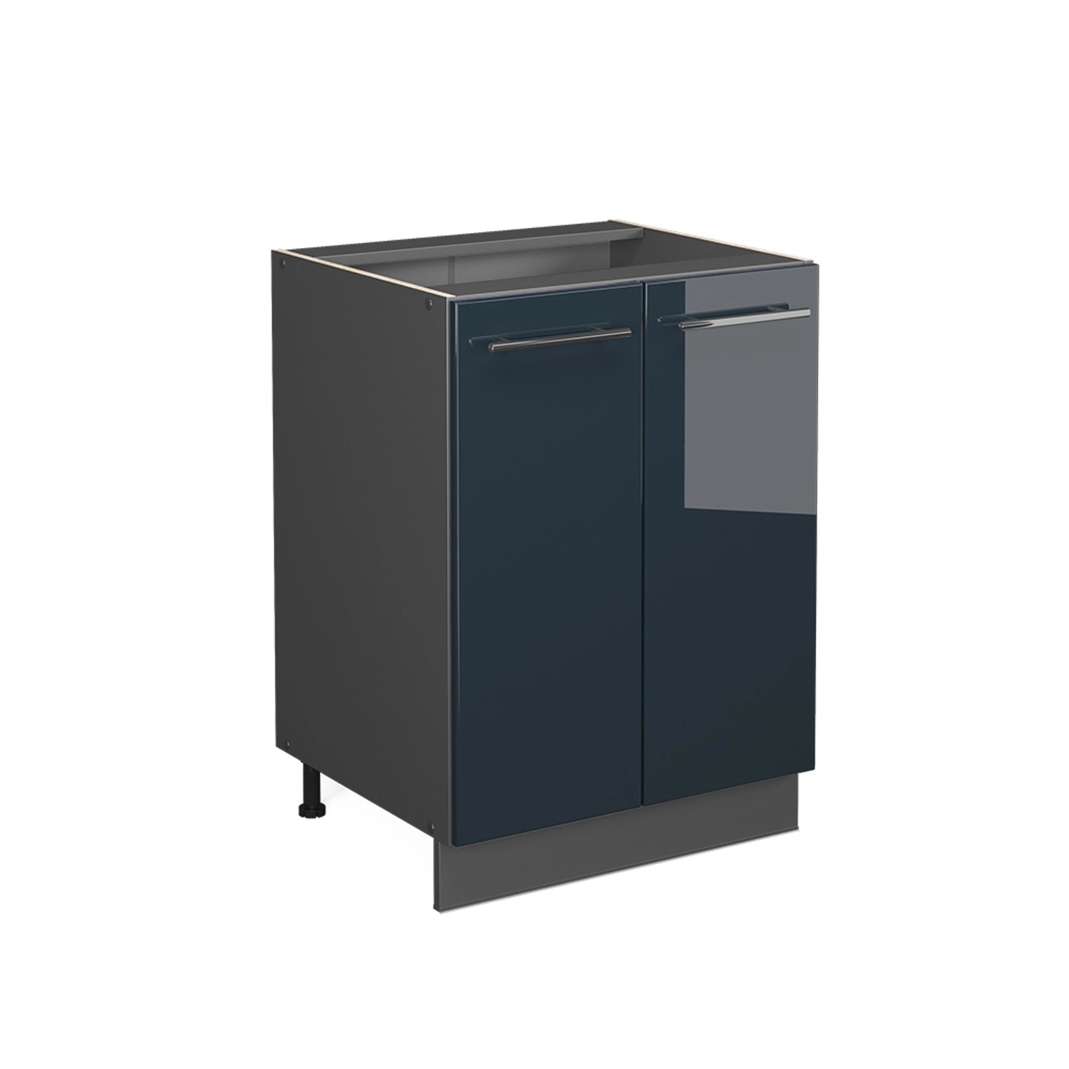 Vicco Küchenunterschrank Fame-Line Dunkelblau Hochglanz/Anthrazit 60 cm ohne Arbeitsplatte Vicco Küchenunterschrank Fame-Line Dunkelblau Hochglanz/Anthrazit 60 cm ohne Arbeitsplatte von Vicco