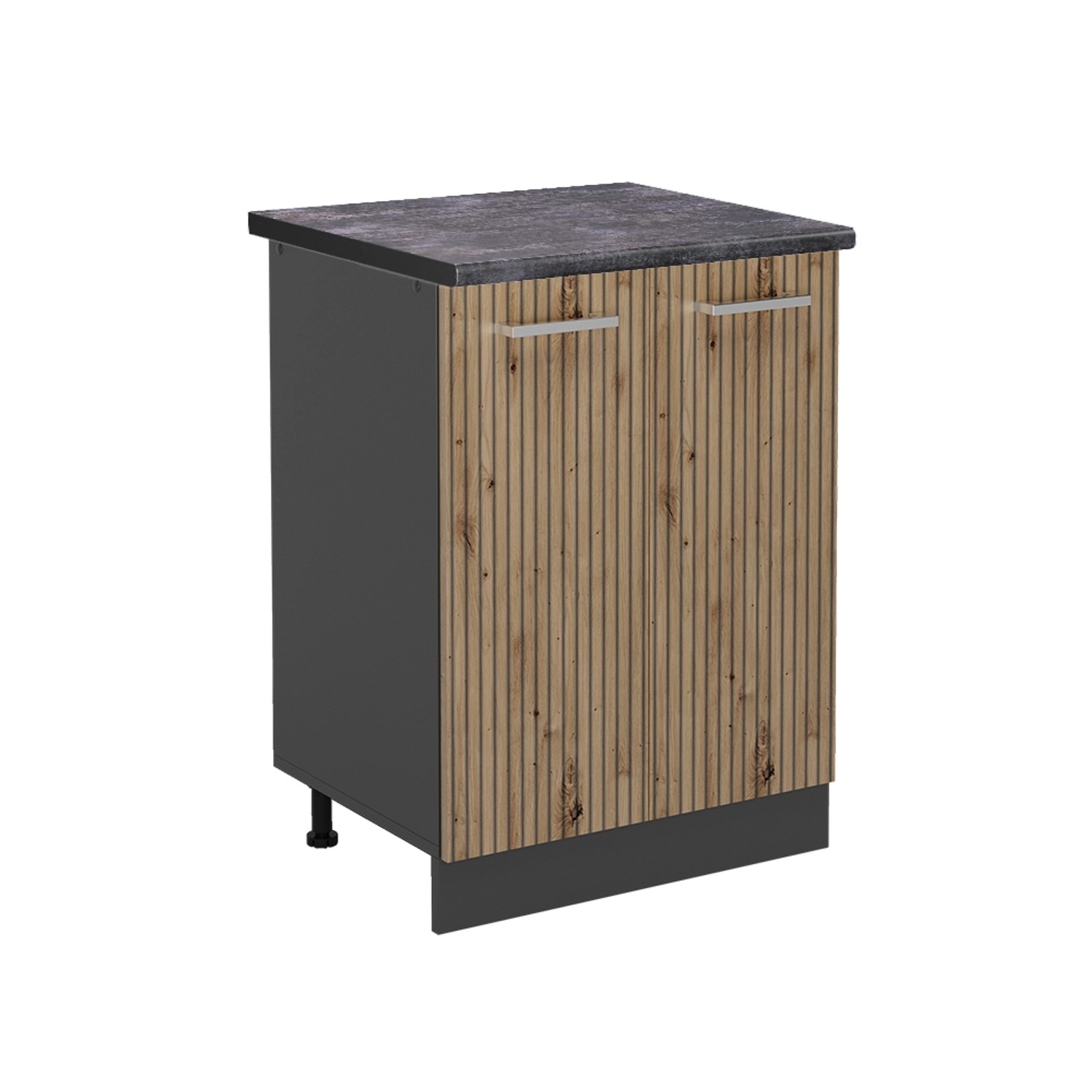 Vicco Küchenunterschrank R-Line Artisan-Eiche/Anthrazit 60 cm AP Anthrazit von Vicco