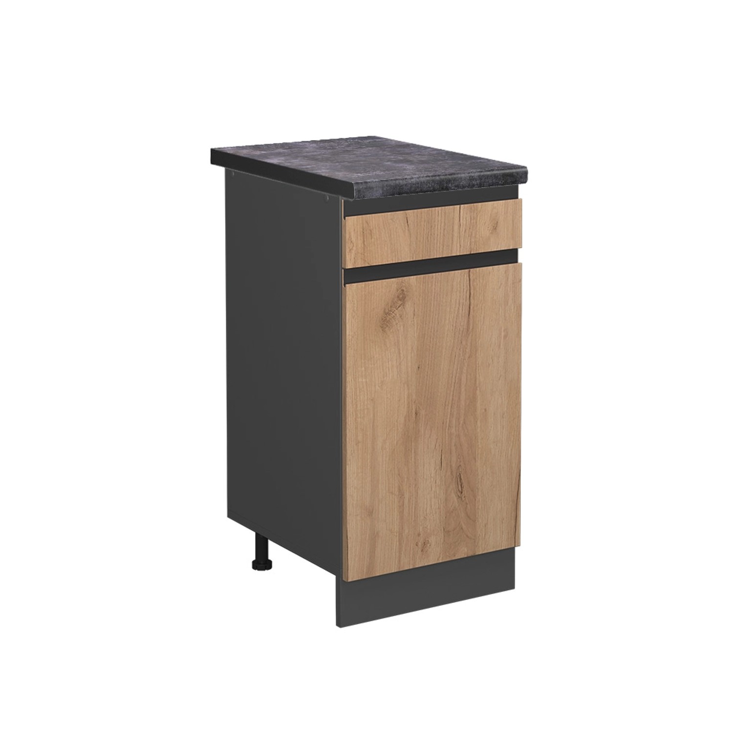 Vicco Küchenunterschrank R-Line Goldkraft Eiche/Anthrazit 40 cm AP Anthrazit Vicco Küchenunterschrank R-Line Goldkraft Eiche/Anthrazit 40 cm AP Anthrazit von Vicco