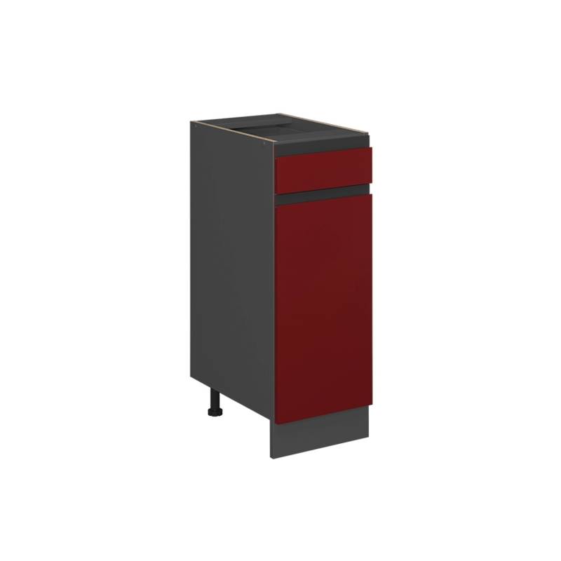 Vicco Küchenunterschrank R-Line Rot/Anthrazit 30 cm J-Shape ohne Arbeitsplatte von Vicco