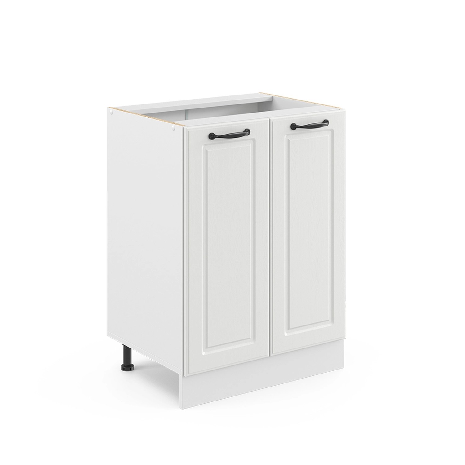 Vicco Küchenunterschrank R-Line Weiß Landhaus/Weiß 60 cm ohne Arbeitsplatte von Vicco