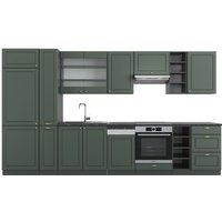 Vicco - Küchenzeile Fame-Line, Grün-Gold Landhaus/Anthrazit, 355 cm ohne Arbeitsplatte Vicco - Küchenzeile Fame-Line, Grün-Gold Landhaus/Anthrazit, 355 cm ohne Arbeitsplatte von Vicco