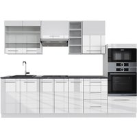Vicco - Küchenzeile Fame-Line, Weiß Hochglanz/Weiß, 280 cm ohne Arbeitsplatte Vicco - Küchenzeile Fame-Line, Weiß Hochglanz/Weiß, 280 cm ohne Arbeitsplatte von Vicco