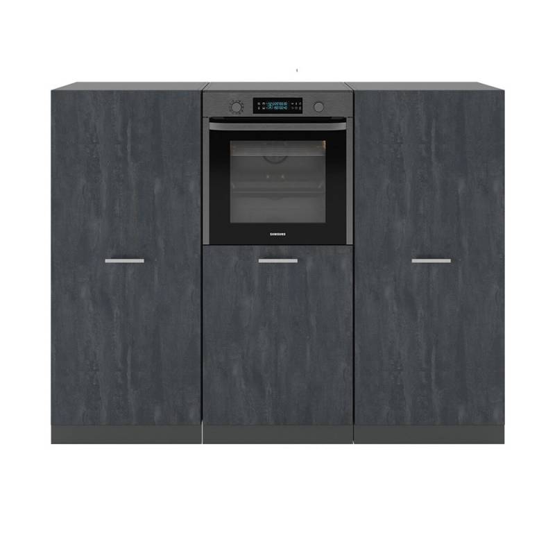 Vicco Küchenzeile R-Line, Beton/Anthrazit, 180 cm ohne Arbeitsplatte von Vicco