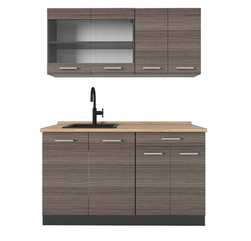 Vicco Küchenzeile R-Line, Edelgrau/Anthrazit, 140 cm ohne Arbeitsplatte Vicco Küchenzeile R-Line, Edelgrau/Anthrazit, 140 cm ohne Arbeitsplatte von Vicco