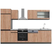 Vicco - Küchenzeile R-Line, Goldkraft Eiche/Anthrazit, 300 cm , ap Marmor Vicco - Küchenzeile R-Line, Goldkraft Eiche/Anthrazit, 300 cm , ap Marmor von Vicco