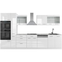 Vicco - Küchenzeile R-Line 350cm Weiß Hochglanz Modern von Vicco