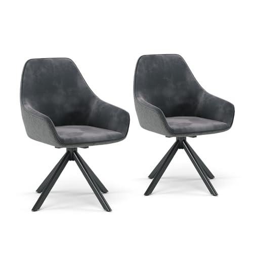 Vicco Loungesessel Eleganza, Stuhl, Anthrazit, 2er Set Vicco Loungesessel Eleganza, Stuhl, Anthrazit, 2er Set von Vicco