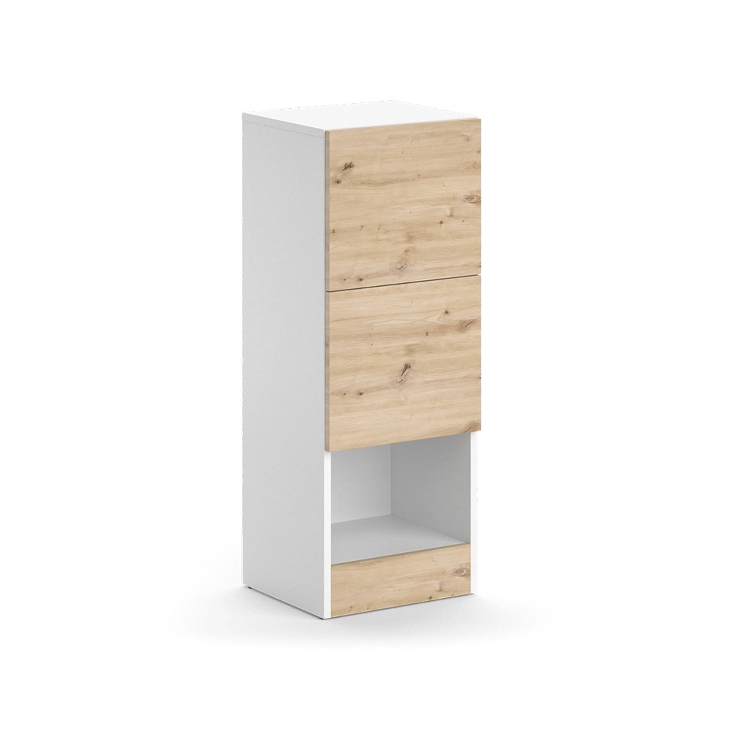 Vicco Midischrank Alf Weiß/Eiche 35 x 92 cm mit 2 Schubladen Vicco Midischrank Alf Weiß/Eiche 35 x 92 cm mit 2 Schubladen von Vicco