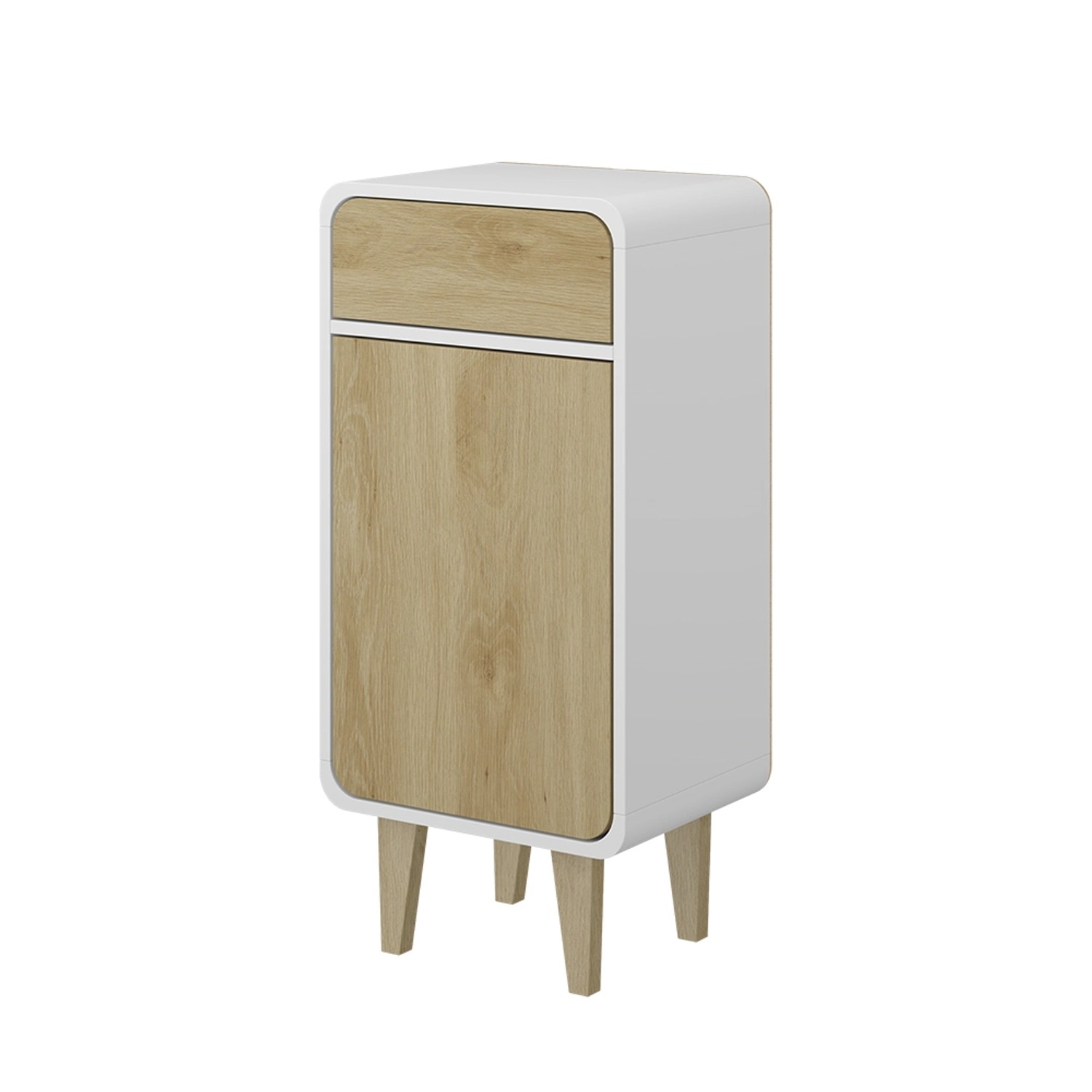 Vicco Midischrank Arla Weiß/Eiche 40 x 81 cm Vicco Midischrank Arla Weiß/Eiche 40 x 81 cm von Vicco