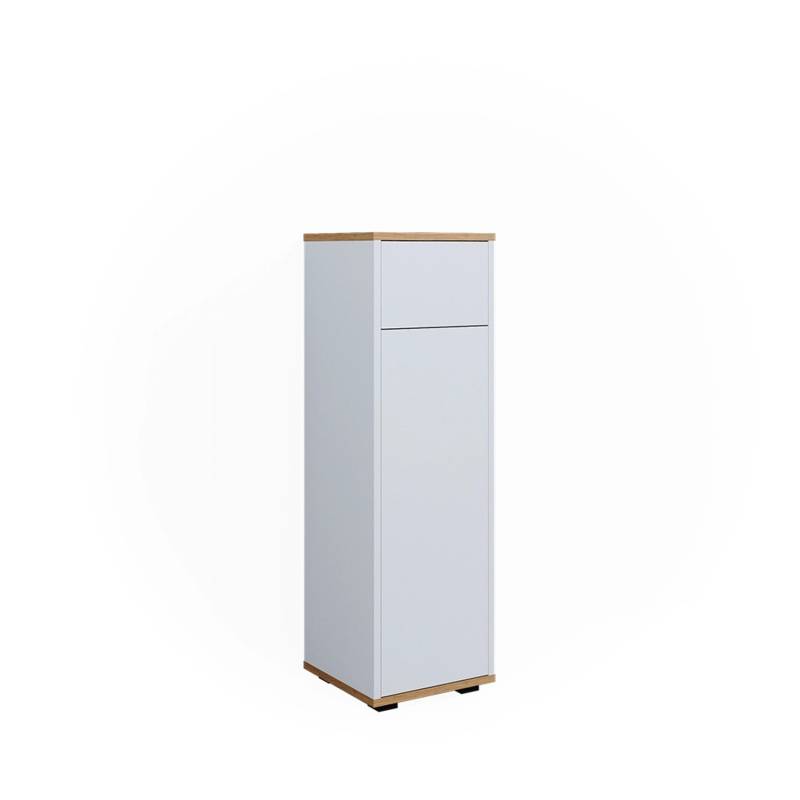 Vicco Midischrank Didi Weiß/Artisan 30 x 97 cm mit Schublade von Vicco