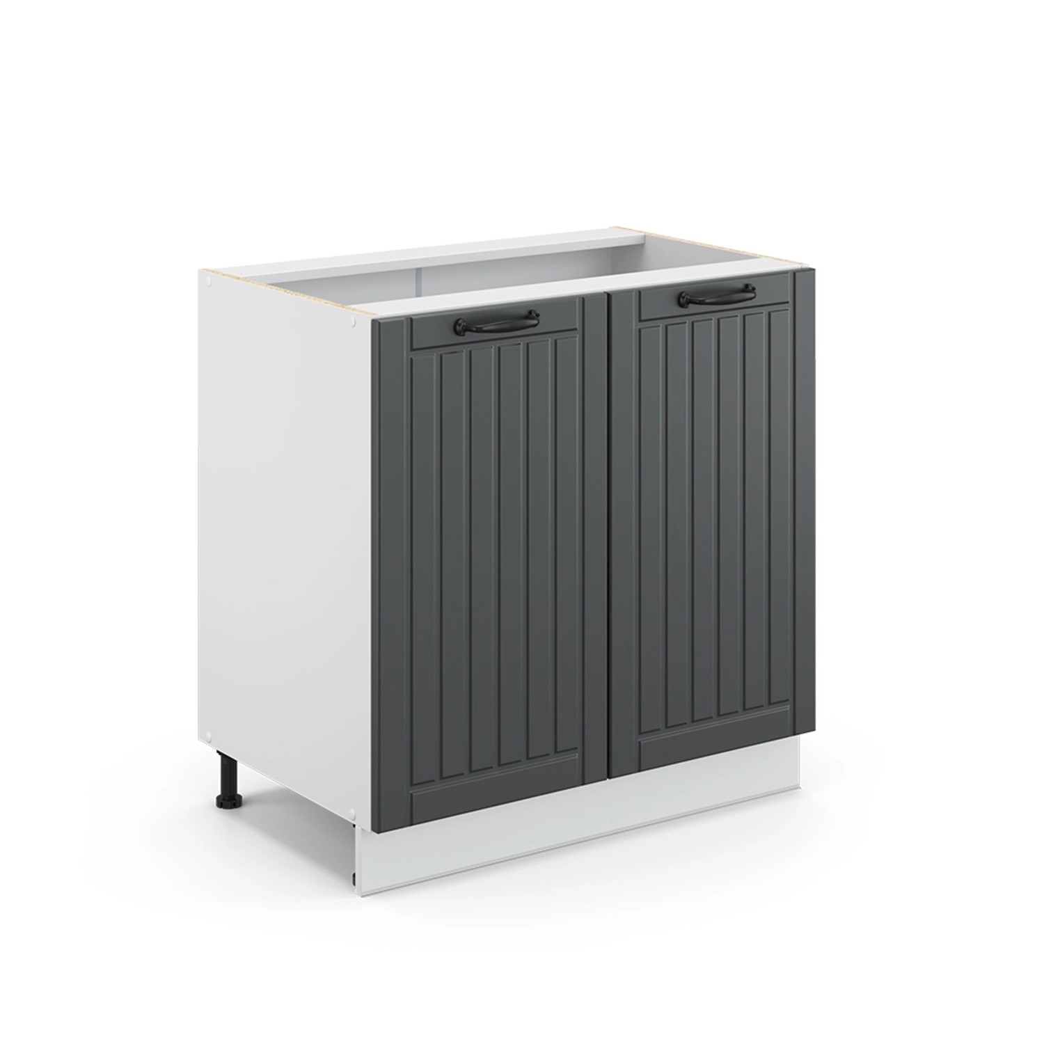 Vicco Midischrank Fame-Line Anthrazit/Weiß 80 x 82 cm mit Regal ohne Arbeitsplatte Vicco Midischrank Fame-Line Anthrazit/Weiß 80 x 82 cm mit Regal ohne Arbeitsplatte von Vicco