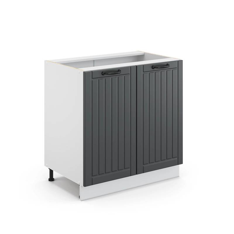 Vicco Midischrank Fame-Line Anthrazit/Weiß 80 x 82 cm mit Regal ohne Arbeitsplatte Vicco Midischrank Fame-Line Anthrazit/Weiß 80 x 82 cm mit Regal ohne Arbeitsplatte von Vicco