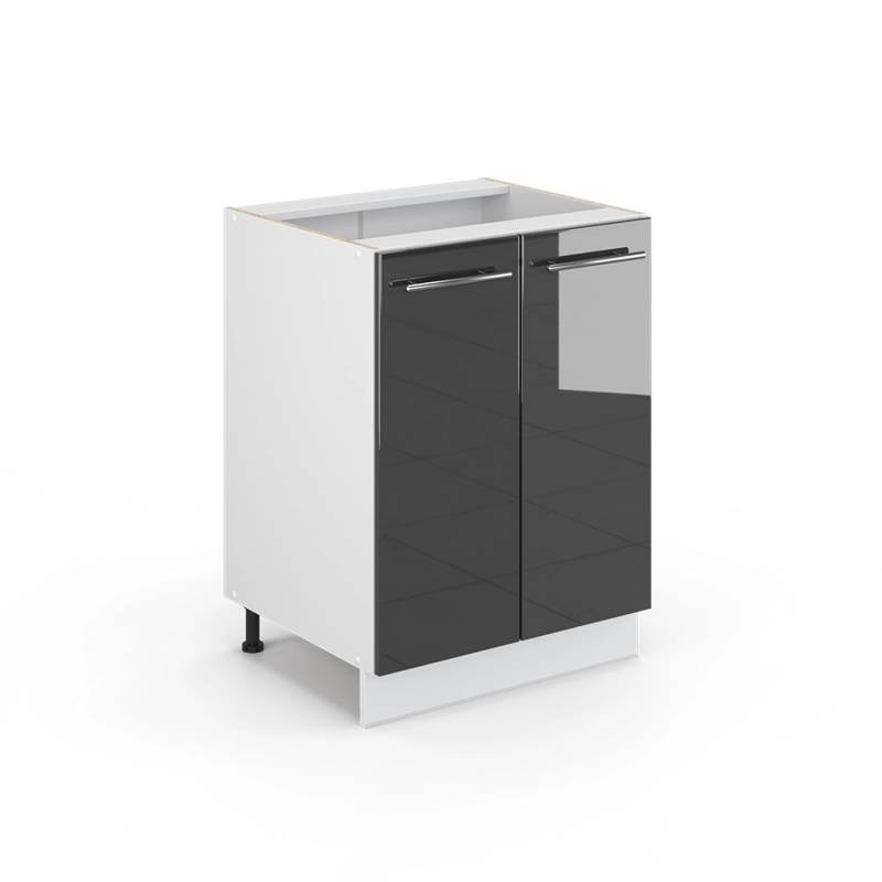 Vicco Midischrank Fame-Line Anthrazit Hochglanz/Weiß 60 x 82 cm ohne Arbeitsplatte Vicco Midischrank Fame-Line Anthrazit Hochglanz/Weiß 60 x 82 cm ohne Arbeitsplatte von Vicco