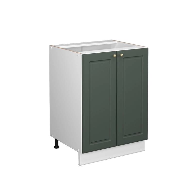 Vicco Midischrank Fame-Line Grün-Gold Landhaus/Weiß 60 x 82 cm ohne Arbeitsplatte von Vicco