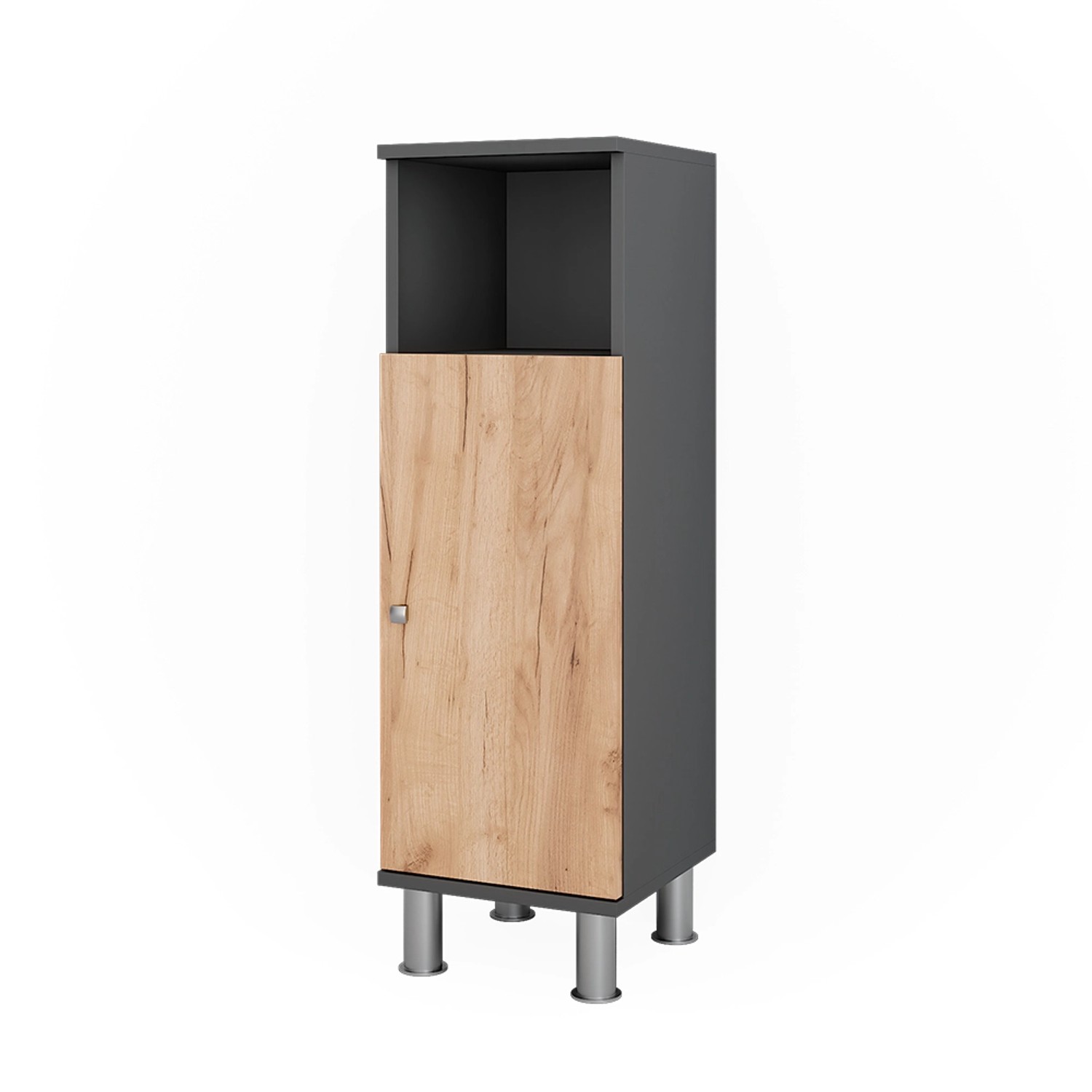 Vicco Midischrank Fynn Anthrazit 30 x 95 cm Vicco Midischrank Fynn Anthrazit 30 x 95 cm von Vicco