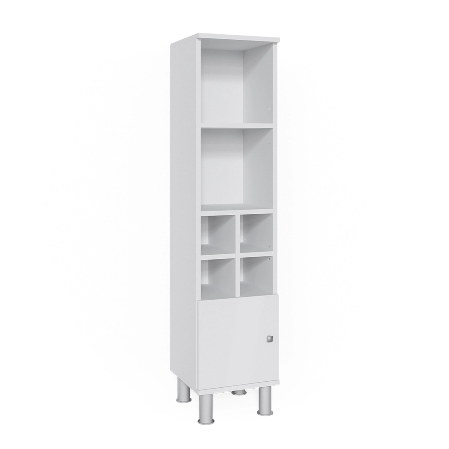 Vicco Midischrank Fynn Weiß 30 x 131 cm Kleine Tür Vicco Midischrank Fynn Weiß 30 x 131 cm Kleine Tür von Vicco