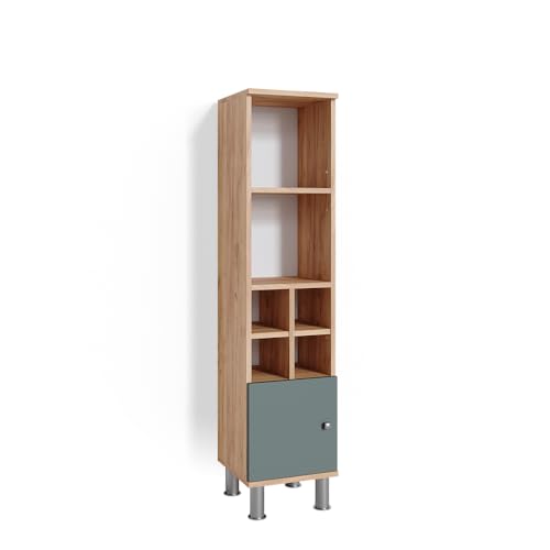 Vicco Midischrank Grün Fynn 30x131x30 cm - Badezimmermöbel, Nutzt den vorhandenen Platz optimal aus – auch in kleinen Räumen Vicco Midischrank Grün Fynn 30x131x30 cm - Badezimmermöbel, Nutzt den vorhandenen Platz optimal aus – auch in kleinen Räumen von Vicco