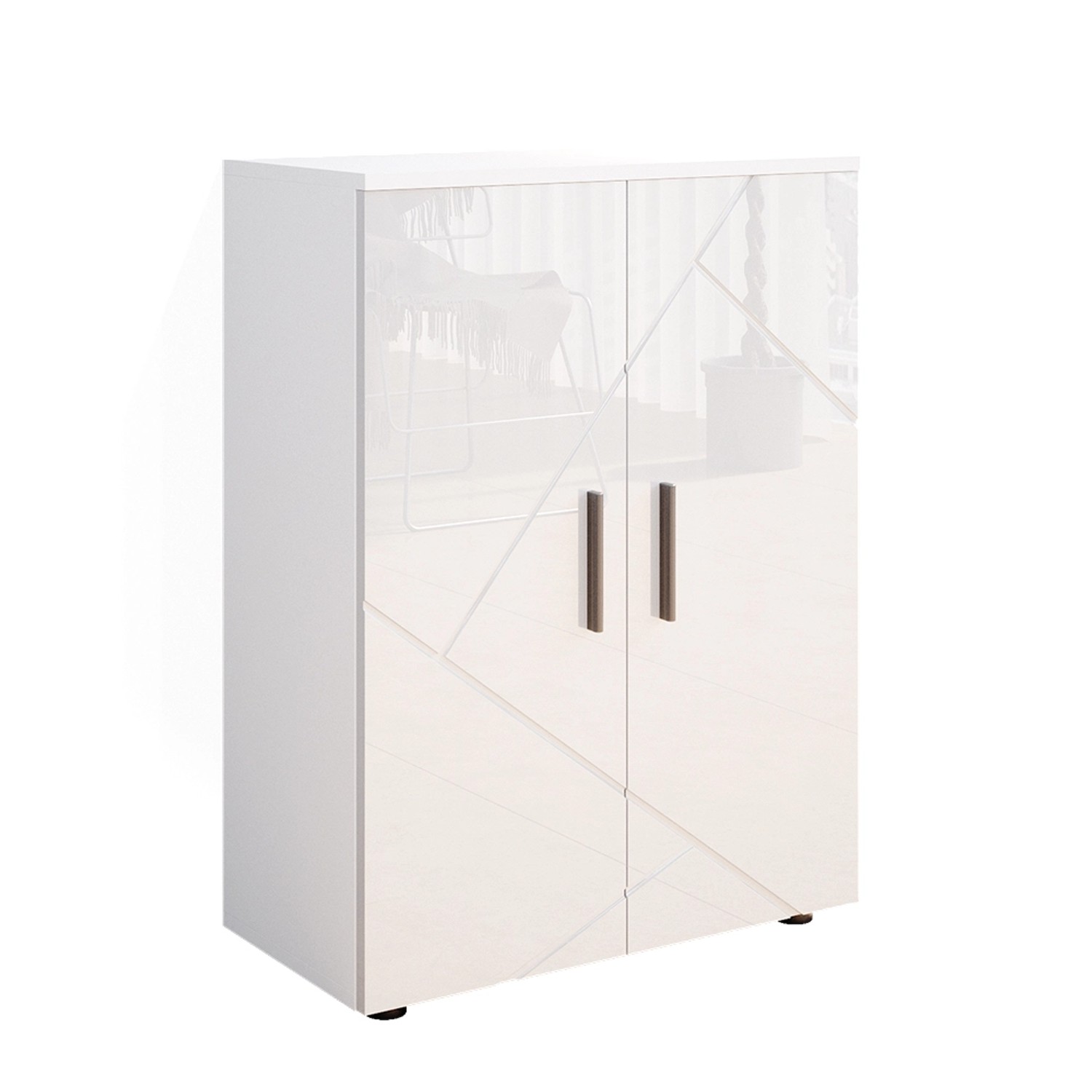 Vicco Midischrank Irma Weiß Hochglanz 60 x 81 cm Vicco Midischrank Irma Weiß Hochglanz 60 x 81 cm von Vicco