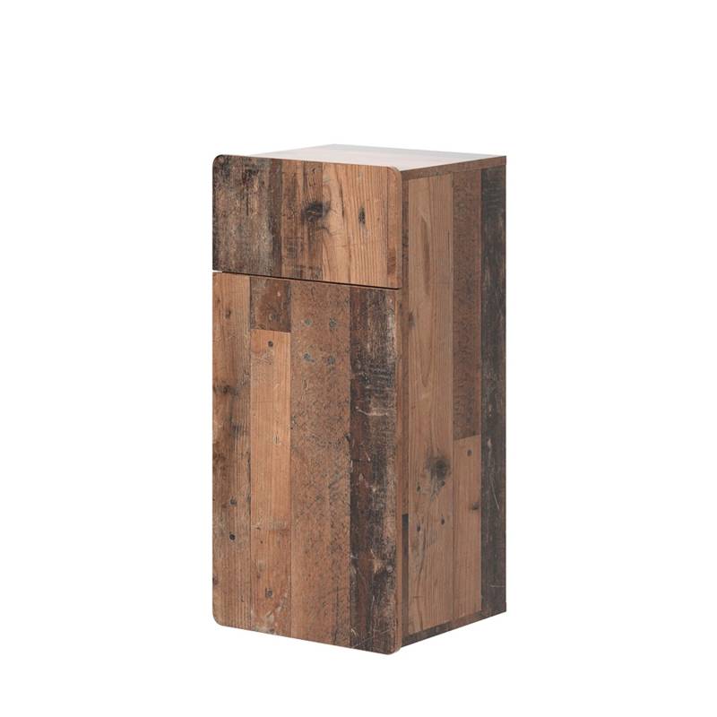 Vicco Midischrank Izan Oldstyle 37 x 77 cm mit Schublade und Tür von Vicco