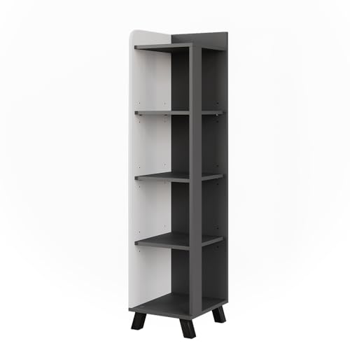 Vicco Midischrank Karen, Anthrazit/Weiß, 30 x 128 cm mit Fächern Vicco Midischrank Karen, Anthrazit/Weiß, 30 x 128 cm mit Fächern von Vicco